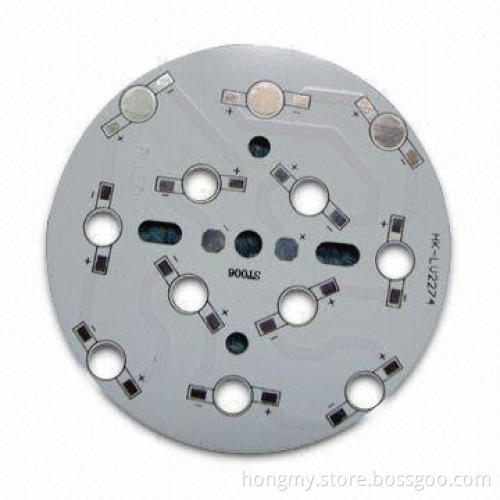 5050 LED Aluminum Base PCB with 1.2mm Thickness and HASL Surface Finish